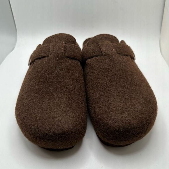 CUSHIONAIRE Womens Clog 11 BROWN WOOL - Picture 2 of 7
